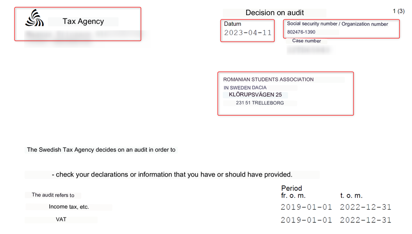 Varianta tradusă a unui document postat pe site-ul GCRS. Deși Doicu se folosește de el pentru a le demonstra oamenilor că statul suedez și-a dat ok-ul pe ce face, actul în sine nu face decât să arate că a existat un audit al autorităților