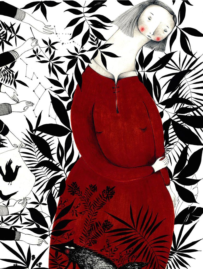 Ilustrația "Melancholia": Cristina Barsony