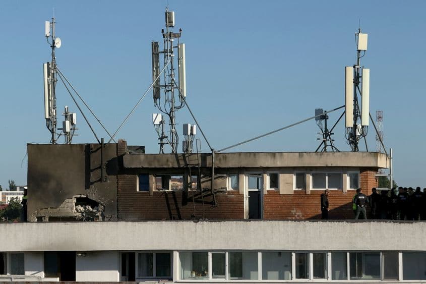 În noaptea de 28 spre 29 mai 2026, o dronă de proveniență rusească a lovit un bloc din Galați și două persoane au fost rănite. Foto: Inquam Photos / George Călin