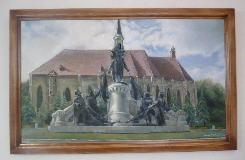 Lucrare expusă de Vasile Marina la Cluj, în 2012. Foto: Arhiva personală