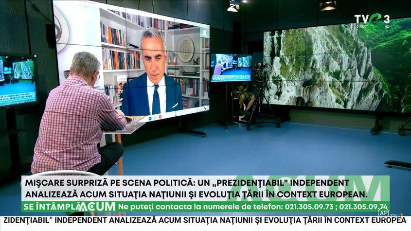 Călin Georgescu față-n față cu Tudor Barbu. Prin Skype. Captură foto via Youtube