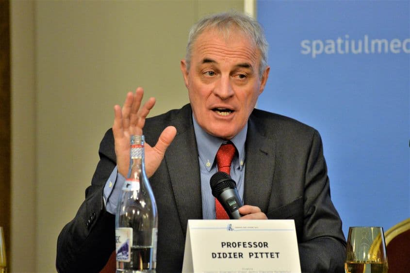 Profesorul elvețian Didier Pittet. Foto: Lucian Muntean