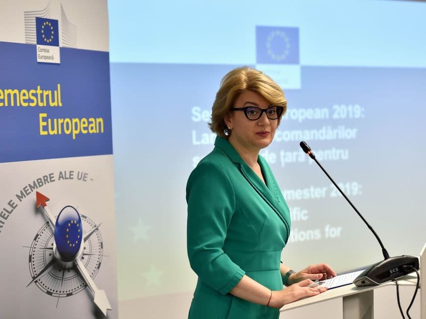 Melania Gabriela Ciot, secretar de stat in Ministerul Afacerilor Externe, este rezerva PSD pentru postul de comisar european Foto RADU TUTA / AGERPRES FOTO
