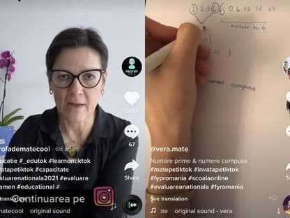 Teorema lui Pitagora cu "Profa de mate cool": școala pe TikTok în 2021