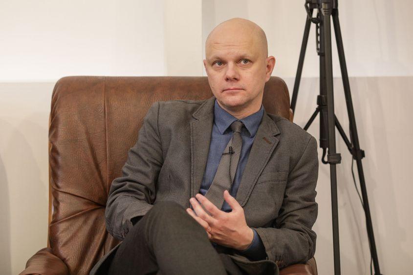 Politologul Ioan Stanomir, la un eveniment dedicat victimelor comunismului. Inquam Photos / Sabin Cirstoveanu