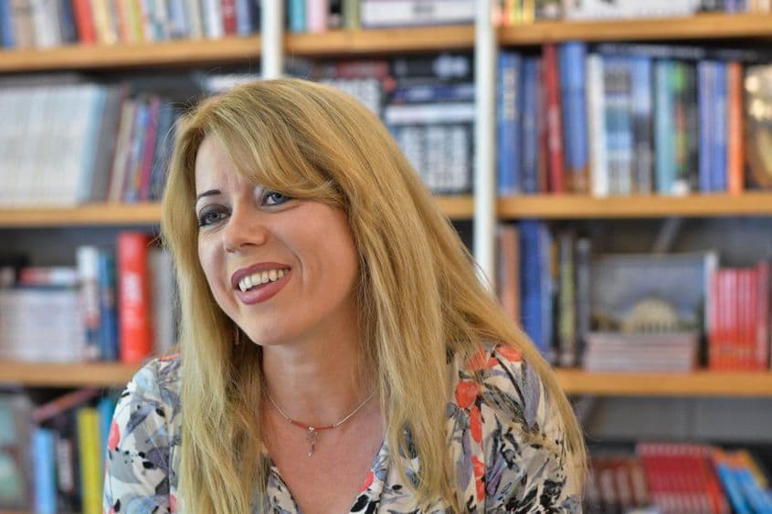 Scriitoarea Ioana Nicolaie. Foto: Lucian Muntean