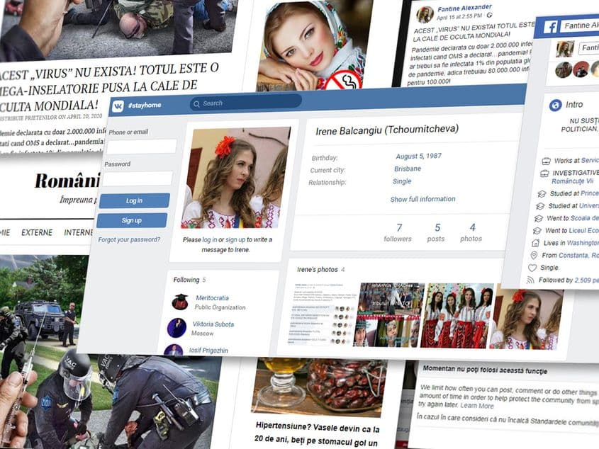Un cont fals cu nenumărate alte alias-uri a generat un viral cu teoria conspirației FOTO colaj Cosmin Creț