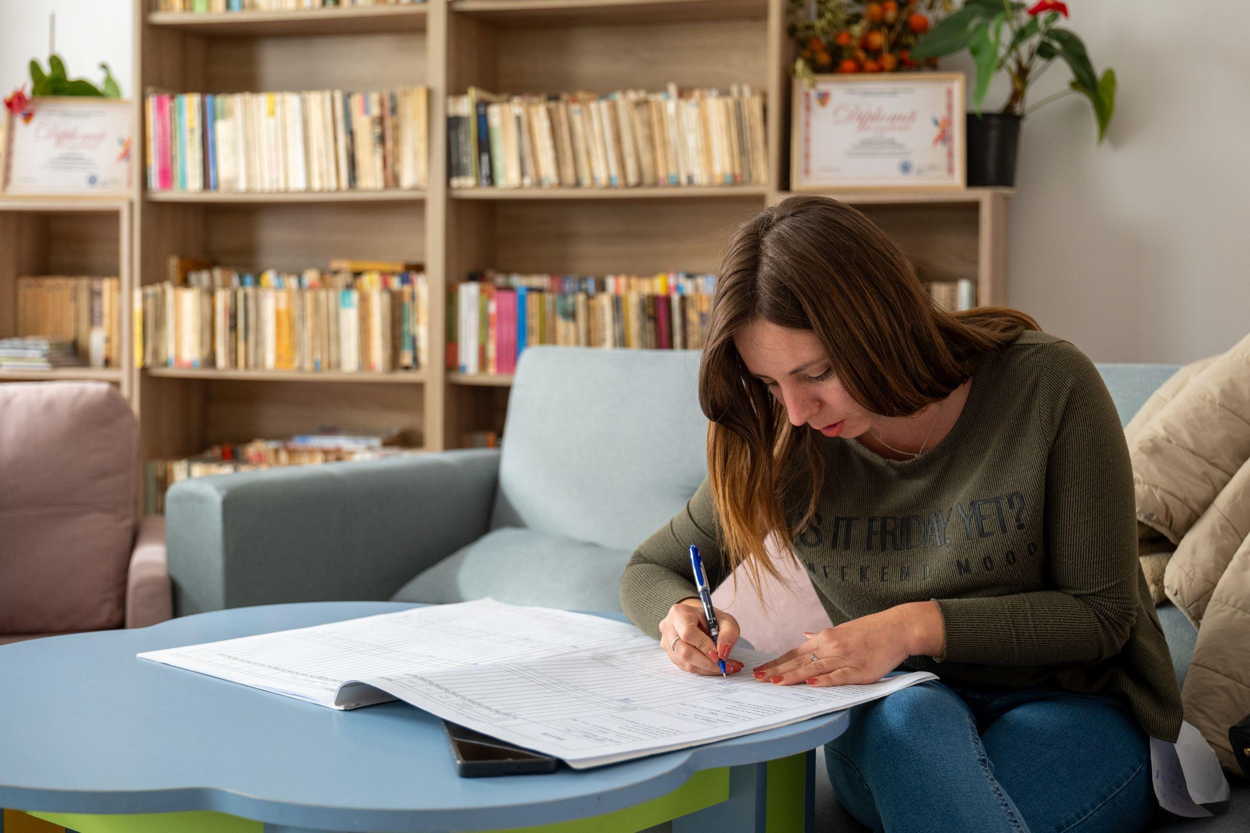 Clubul de lectură de la Școala Budești. Foto: Raul Ștef