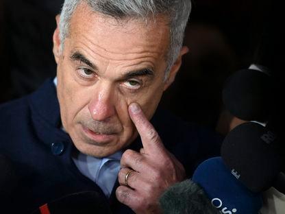 Candidatul independent Calin Georgescu face declaratii de presa, in Izvorani, Ilfov, 26 noiembrie 2024. Inquam Photos / Eduard Vinatoru