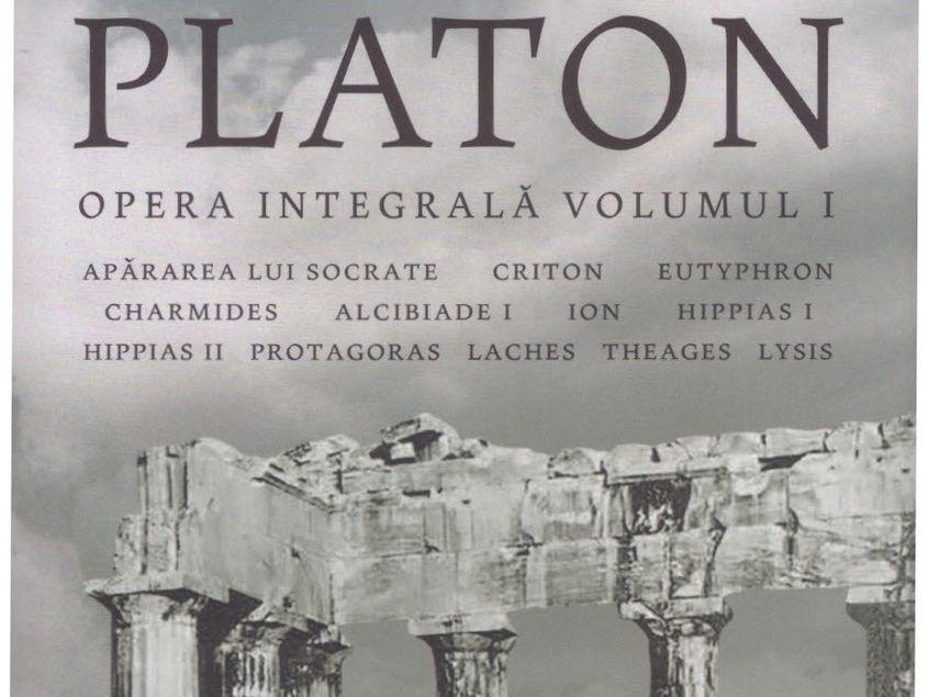 Primul volum din Platon - Opera inregrală, tradus de Andrei Cornea și publicat de Editura Humanitas FOTO (c) Humanitas