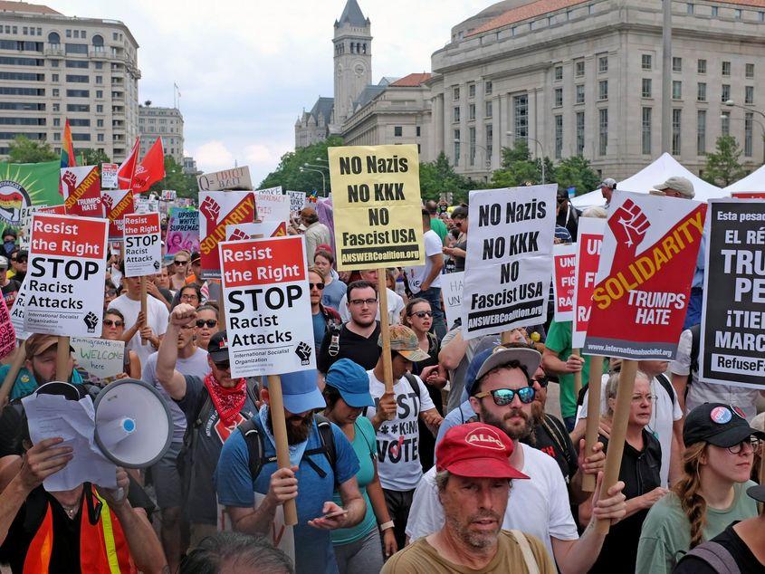 Proteste în Washington DC, SUA, 2020 Foto: Markjonathank / Dreamstime.com