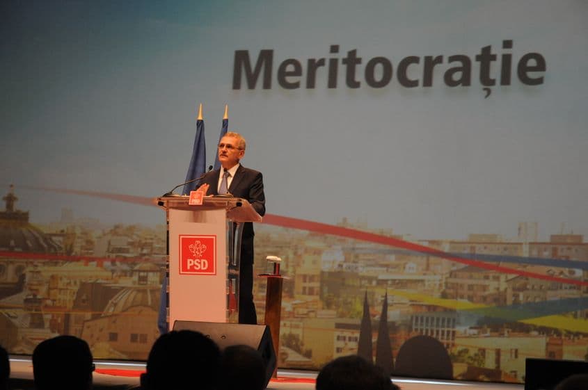 Validarea lui Liviu Dragnea ca preşedinte al PSD a fost o formalitate. Foto: Lucian Muntean