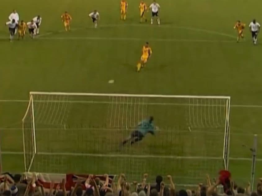 Golul lui Ionel Ganea din meciul naționalei României cu Anglia de la Euro 2000 FOTO captură video