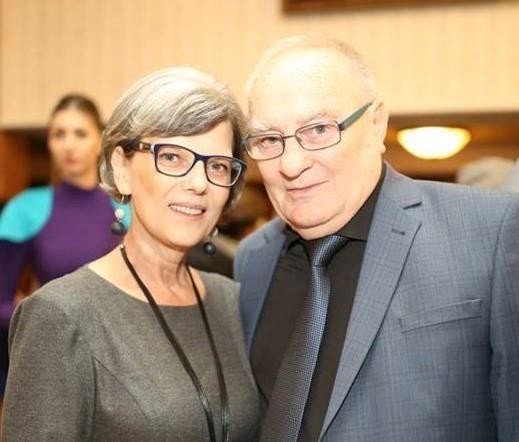 Maria Holtzhauser şi soţul ei.