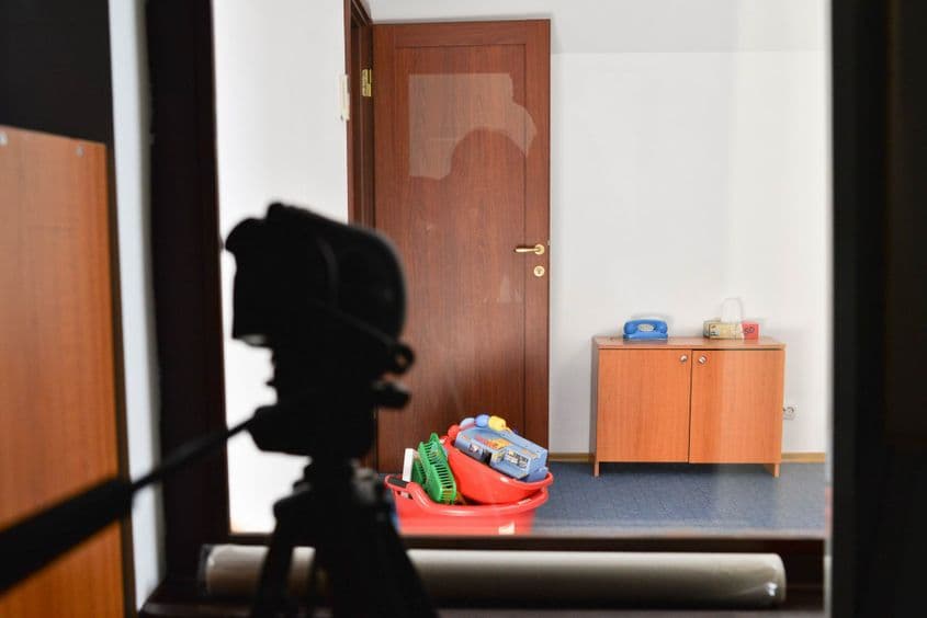 Cameră pentru experimente din cadrul Complexului pentru Servicii Sociale Sfânta Ecaterina, folosită de cercetătorii care au elaborat studiul. Foto: Lucian Muntean
