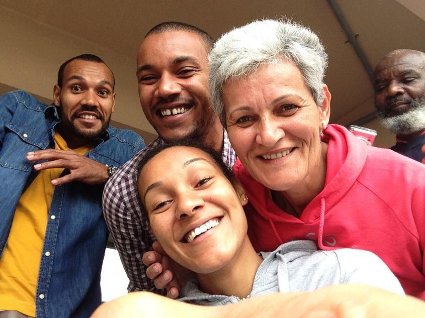 Familia Onyejekwe: de la stânga la dreapta, Chike, Odi, Nneka, Mariana și Aniemeka. Foto: Arhiva personală