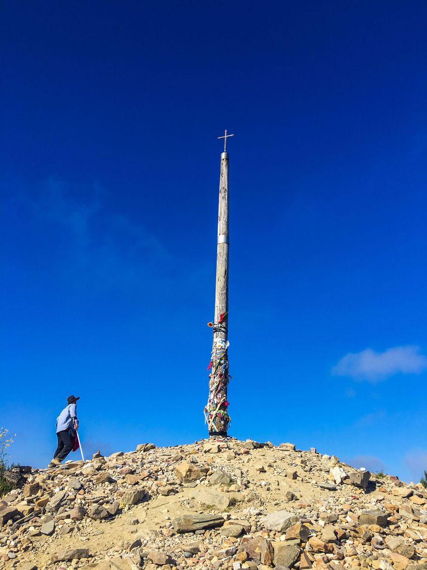 Daniel şi ascensiunea lui spre Cruz de Ferro. Foto: Veronica Soare