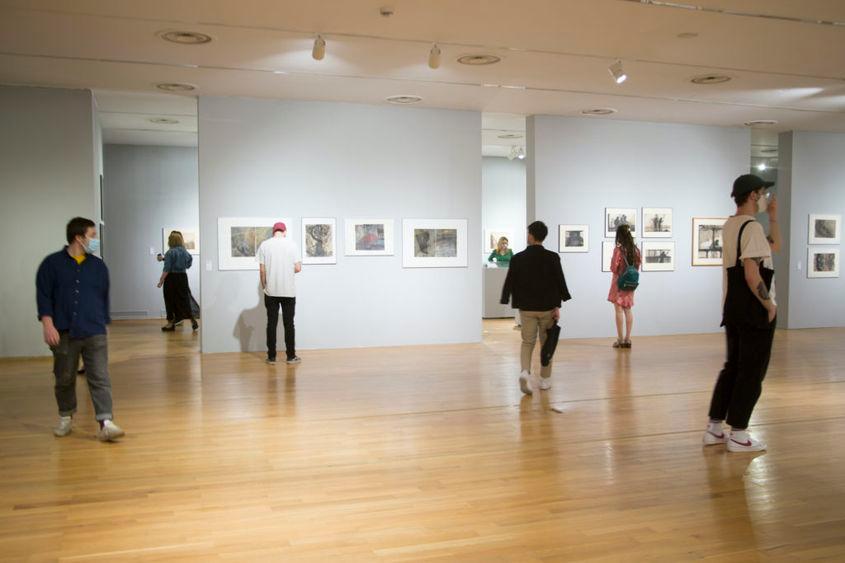 Vernisaj MNAC, 11 iunie 2020. METAMORFOZELE LUI JULIAN. O RETROSPECTIVĂ IULIAN MEREUȚĂ. Foto: Gabi Pană