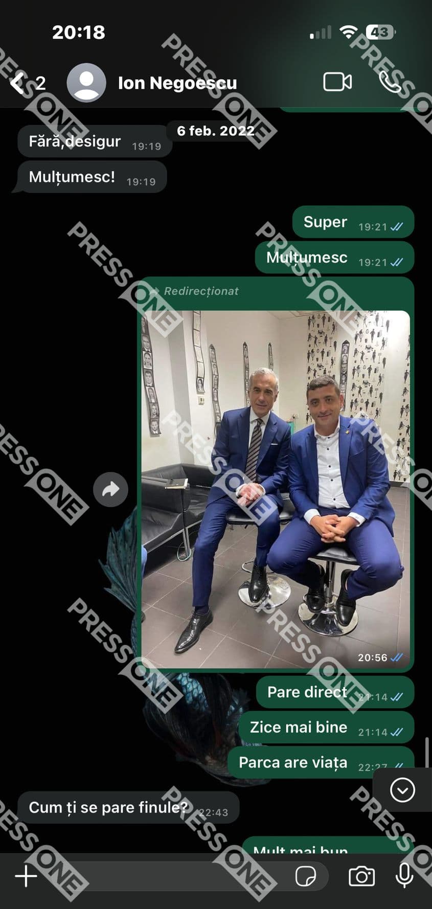 <strong>Conversații dintre Negoescu și Răzvan leu din 6 februarie 2026</strong>