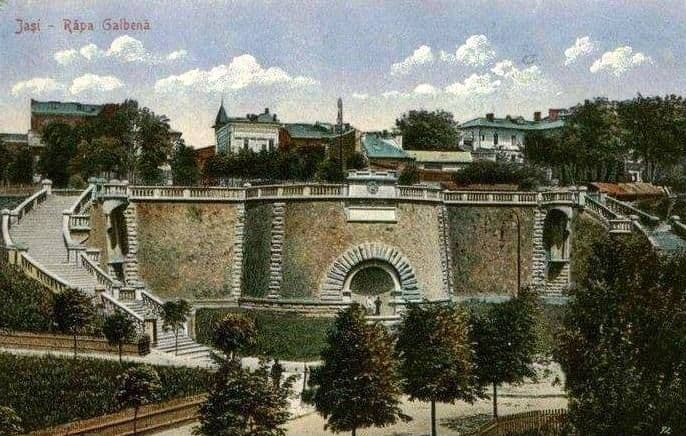 Râpa Galbenă, într-o imagine de arhivă din 1924.