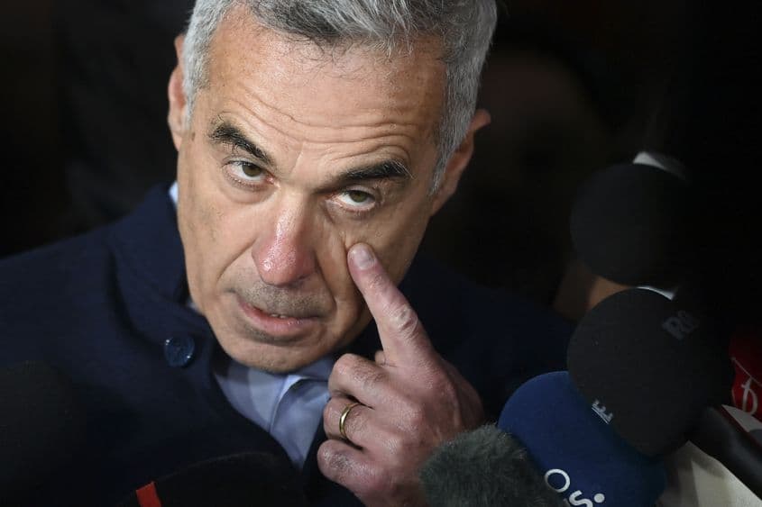 Calin Georgescu face declaratii de presa, in Izvorani, Ilfov, 26 noiembrie 2024. Inquam Photos / Eduard Vinatoru