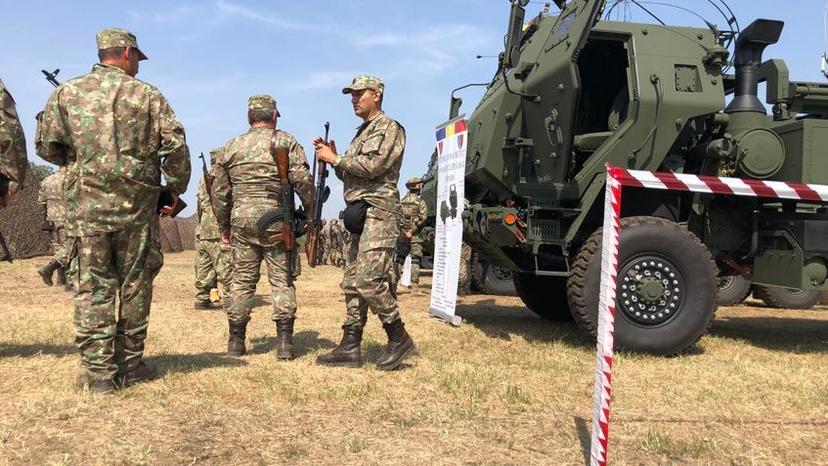 Rezerviștii din Prahova au făcut cunoștință cu HIMARS. foto: Mihnea Lazăr /PressOne