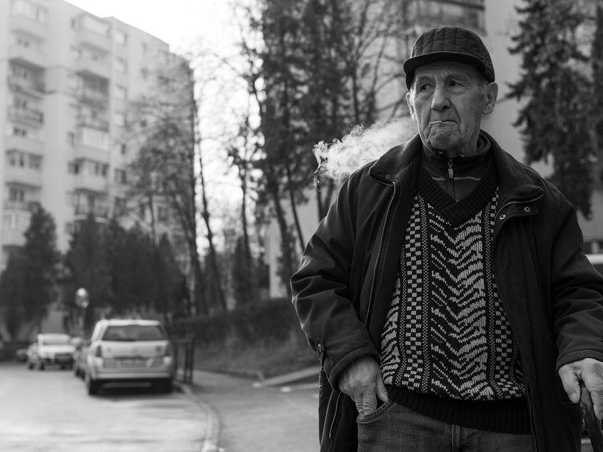 Grigore Pepene, 90 de ani, fost deținut politic. Foto: Raul Ștef