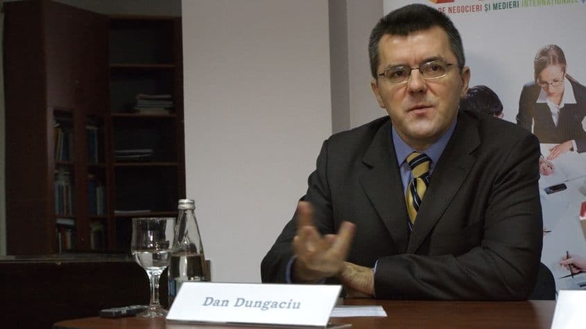 Profesorul universitar Dan Dungaciu, directorul Institutului de Științe Politice și Relații Internaționale al Academiei Române. Foto: Raul Ștef