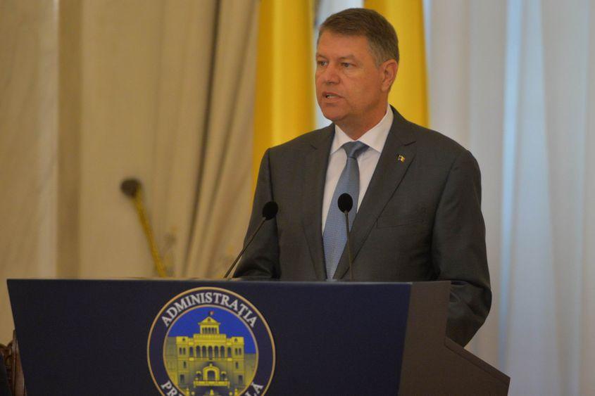 Președintele Klaus Iohannis. Foto: Lucian Muntean