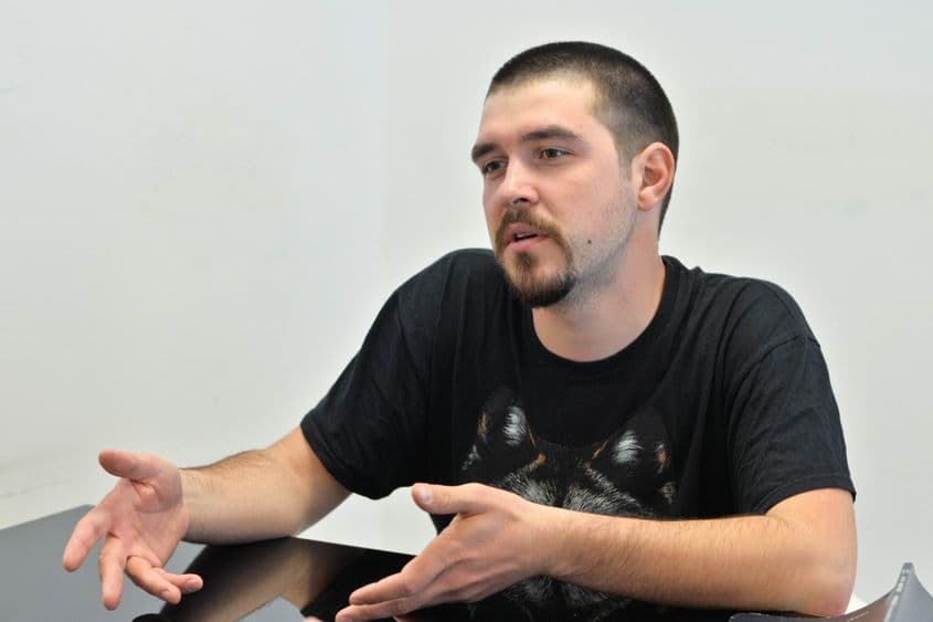 Biologul Viorel Dumitru Gavril. Foto: Lucian Muntean