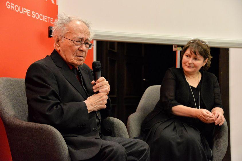 Mihai Șora și soția sa, Luiza Palanciuc-Șora. Foto: Lucian Muntean
