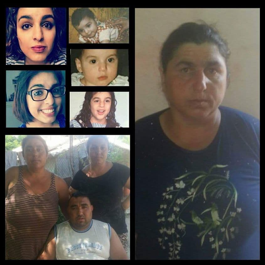 Rachel, adoptată la un an de o familie din SUA, și-a regăsit familia biologică în județul Buzău. A aflat că mai are trei frați. Foto: Facebook