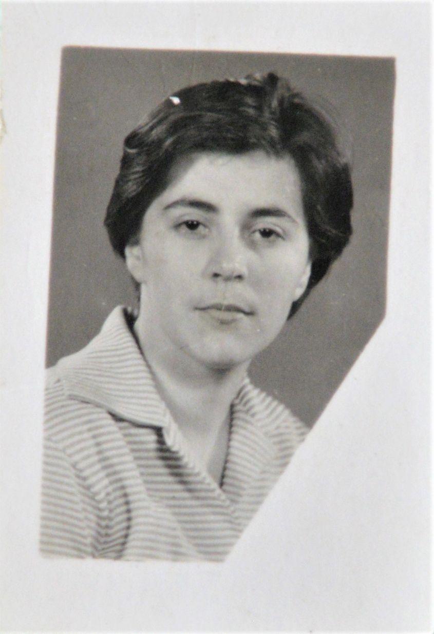 Niculina Moica, la eliberarea din penitenciar.