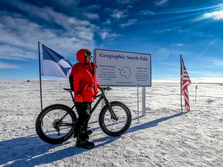 Liviu Stănescu la Polul Sud. Fotografiile aparțin autorului (c)