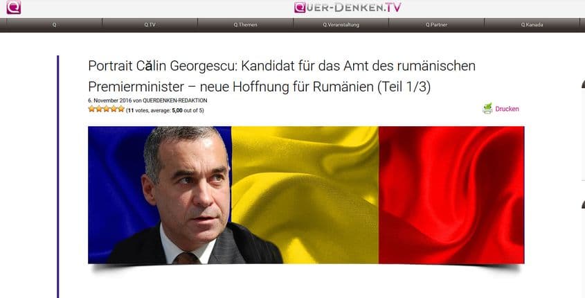 Michael Vogt a încercat să îngroape acest articol. Captură de ecran via Wayback Machine