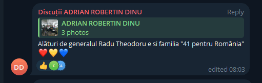 Motocu și extremiștii acuzați de planificarea unei lovituri de stat sunt activi în aceleași comunități. Captură de ecran via Telegram