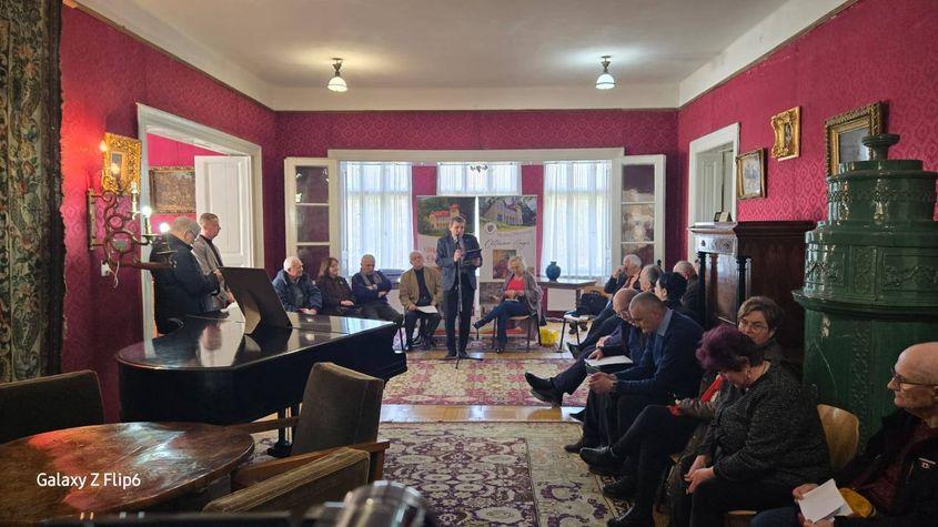 Eveniment organizat la Castelul din Ciucea cu ocazia zilei de naștere a lui Octavian Goga, 1 aprilie 2025