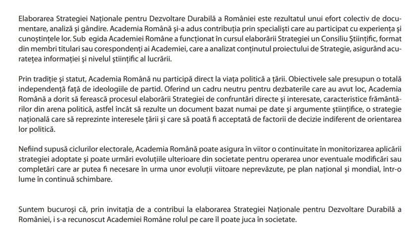 Numele lui Călin Georgescu apare o singură dată în tot documentul, într-o casetă privind Grupul de Redactare. Captură foto via strategia.cndd.ro