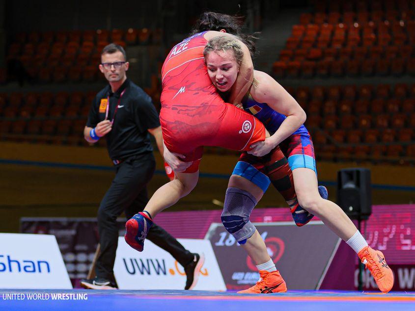 Andreea Ana, campioană mondială și europeană la lupte libere. Foto: Andreea Ana, arhiva personală