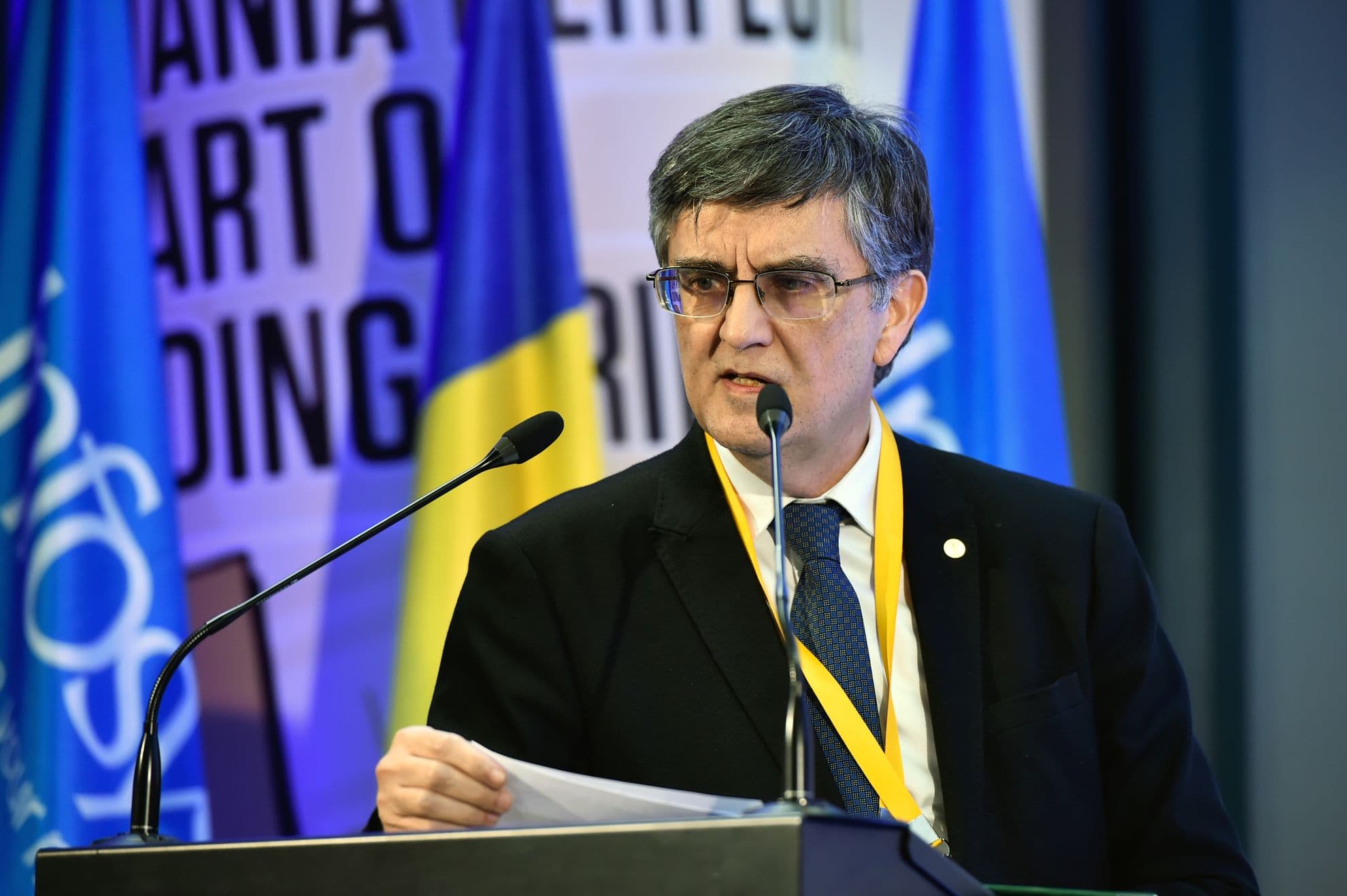 Profesorul Mircea Dumitru, vicepreședinte al CG al CNATDCU: “<em>Plagiatele vor fi analizate de către CNATDCU ca și până acum!”. FOTO: AGERPRES / Angelo Brezoianu</em>