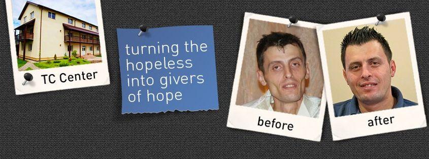 Prin promovarea imaginii de „dinainte”, din perioada consumului și de „după”, dar și a poveștilor inspiraționale, ONG-ul Teen Challenge face prevenție. Metoda este însă greșită. Foto: Facebook/Teen Challenge