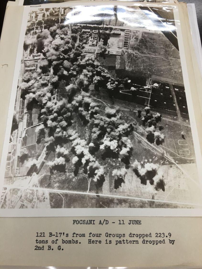 Focșaniul bombardat
