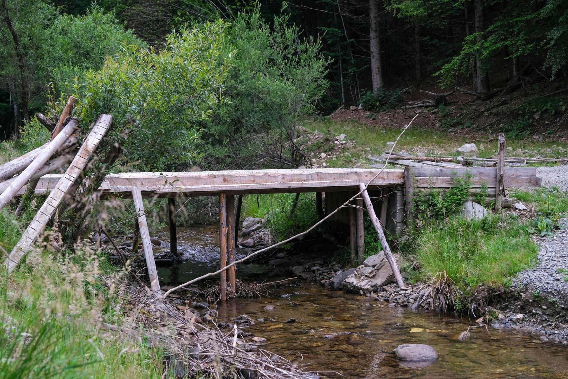 Podul reabilitat de la Frăsinet. Foto: Raul Ștef