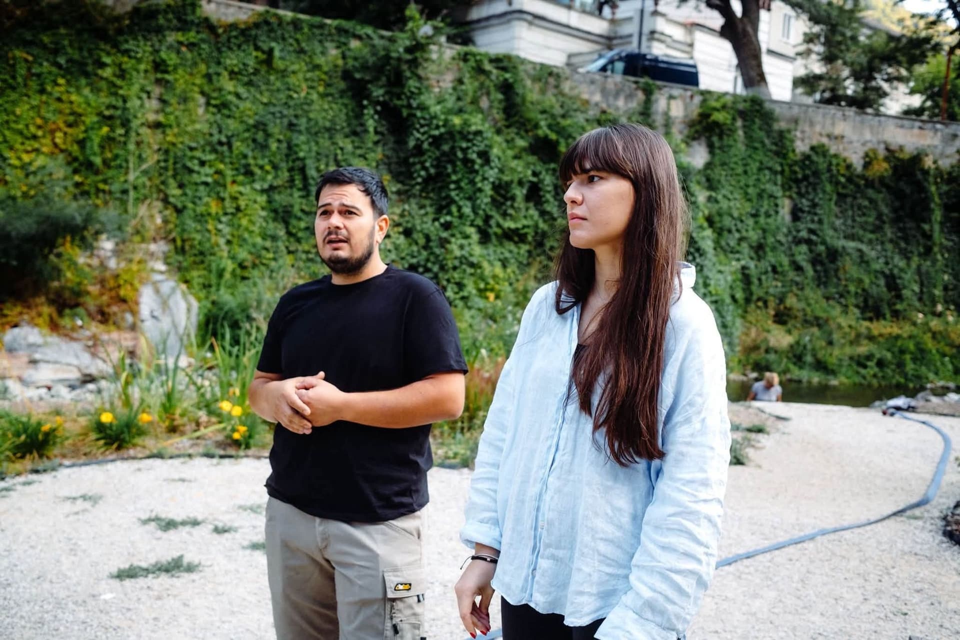 Daniel Antoci și Oana Chirilă, fondatori ai Asociației Locus și coordonatori ai Școlii de Vară Baia de Arhitectură. Foto: Alex Muntean pentru Herculane Project