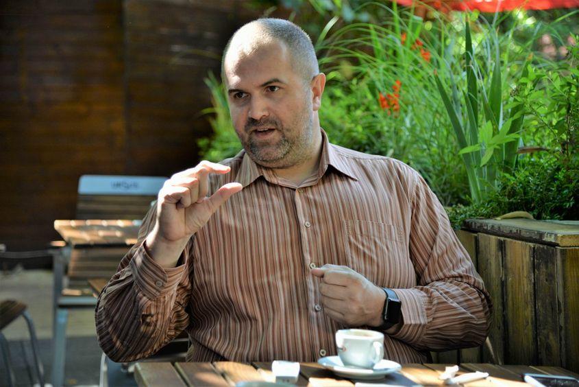 Sorin Dumitrașcu, șeful Federației Sindicatelor ANP. Foto: Lucian Muntean