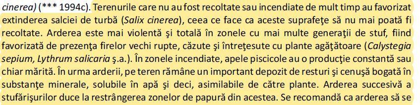 Captură din manualul disponibil pe site-ul Institutului Național de Cercetare Dezvoltare Delta Dunării, INCDDD