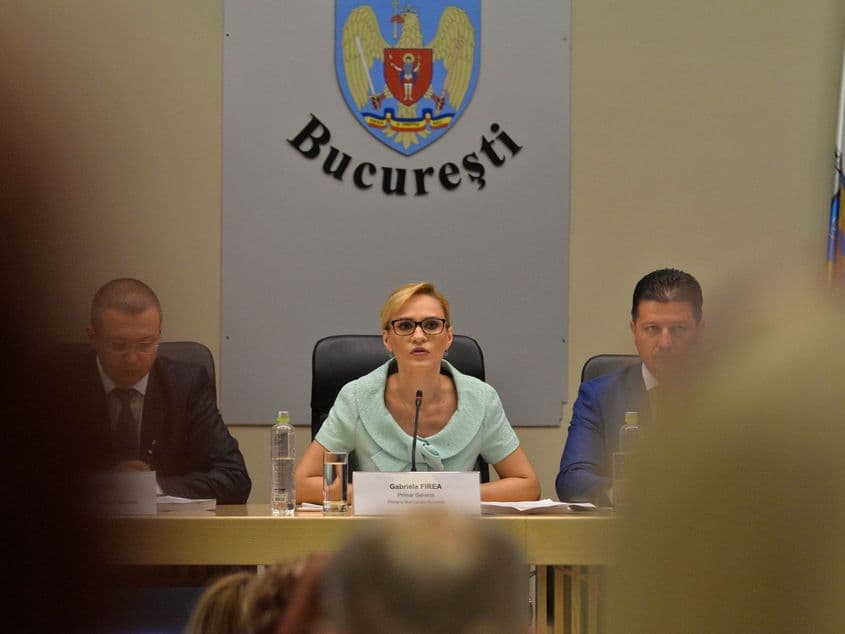 Gabriela Firea i-a invitat pe bucureștenii cărora nu le place orașul să se mute  Foto: Lucian Muntean
