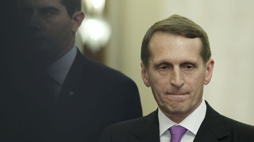 Serghei Narîșkin la București. Foto: © Inquam Photos / Octav Ganea