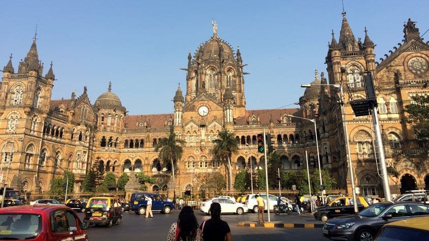Clădirea gării Victoria Terminus.