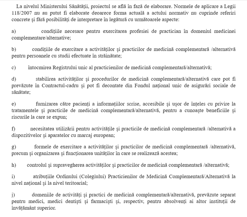 Ministerul explică de ce nu s-au elaborat norme metodologice de aplicare timp de 17 ani